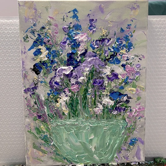Other - “SPRING BOUQUET” ORIGINAL ACRYLIC FLORAL PAINTING